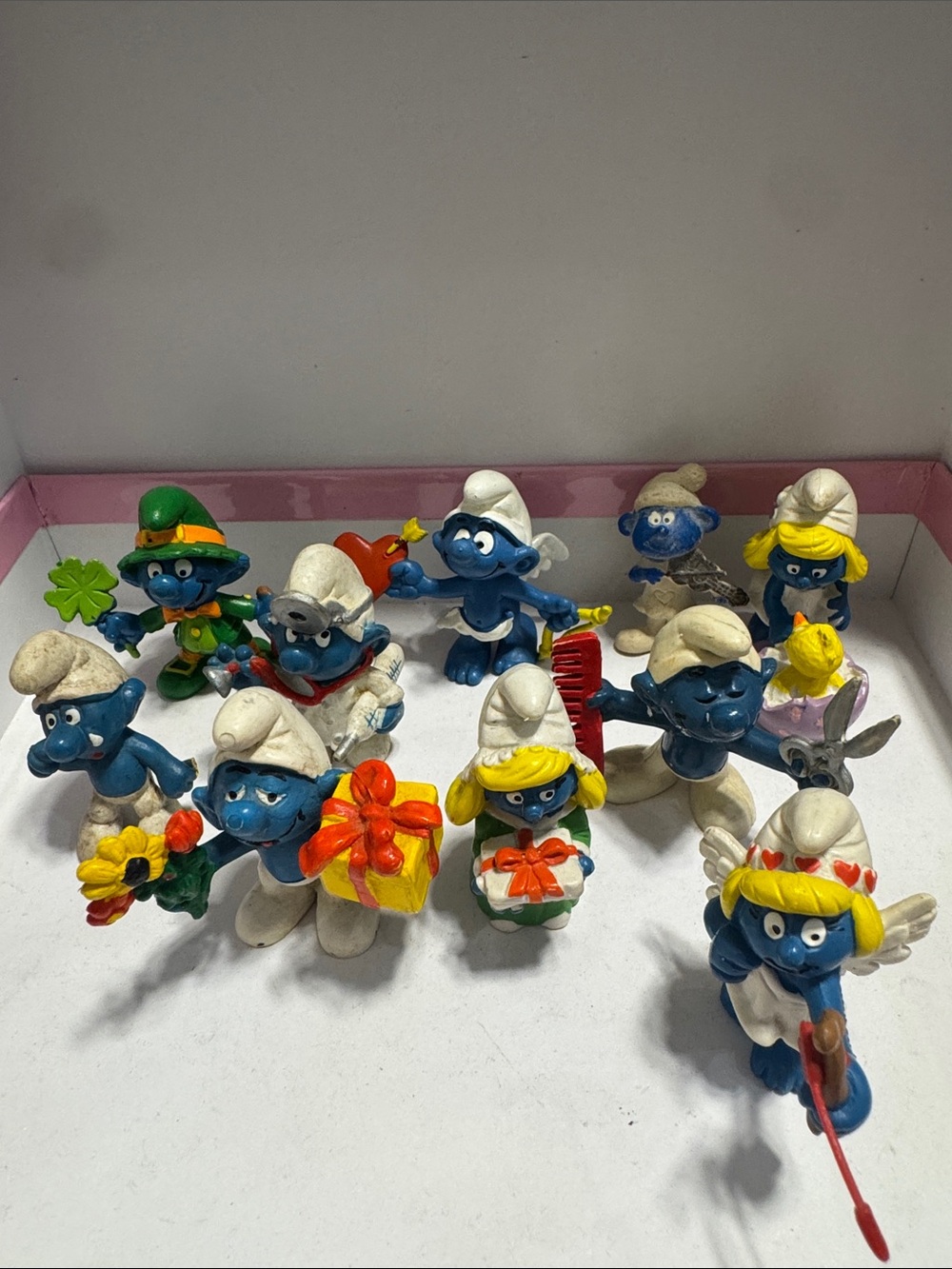 The Smurfs Kids Toy Figurine Set - Blue & White Collectible Characters